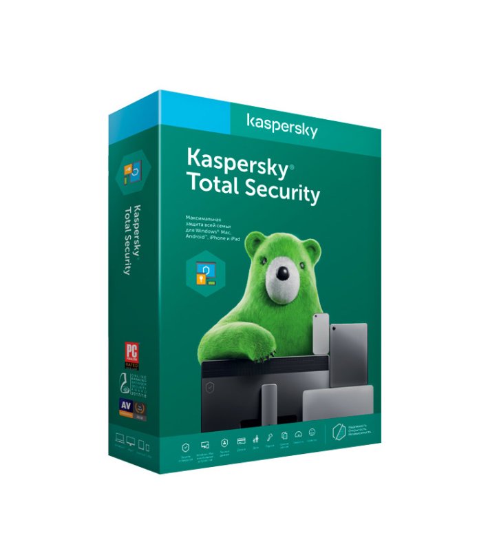 Kaspersky Total Security. 2-Device;Renewal Retail Pack